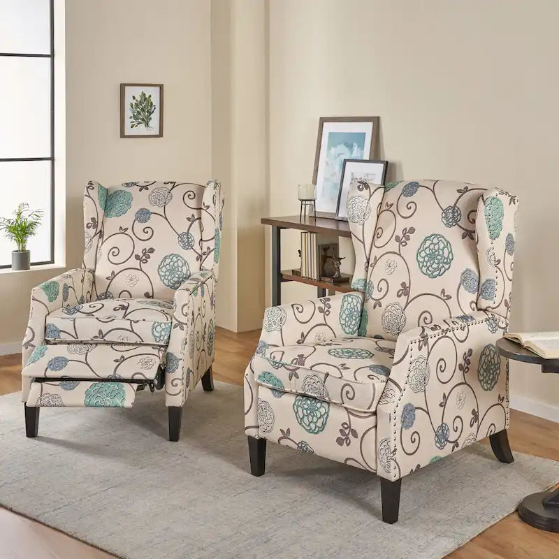 Fauteuils inclinables contemporains Wescott (ensemble de 2) par Christopher Knight Home