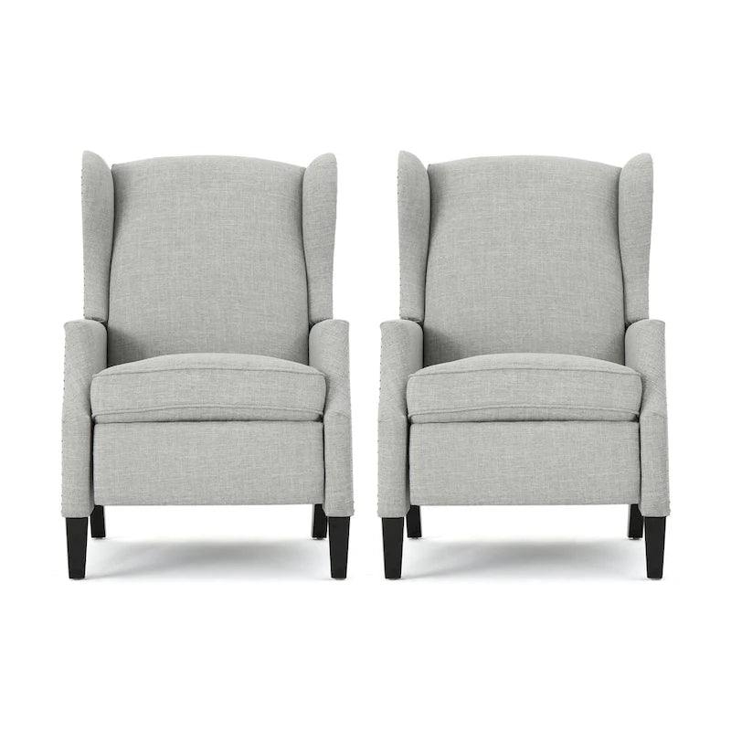 Fauteuils inclinables contemporains Wescott (ensemble de 2) par Christopher Knight Home