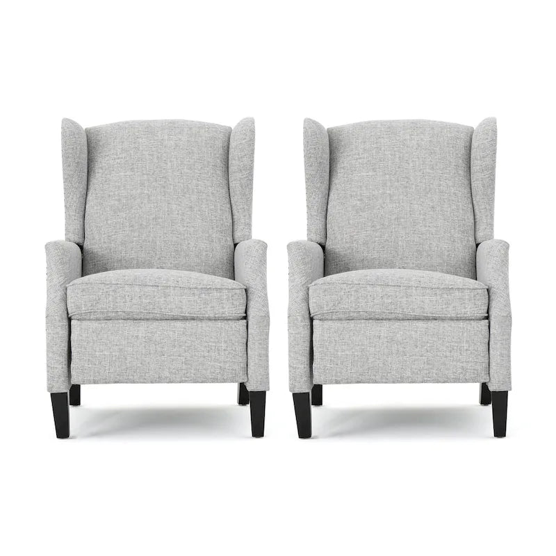 Fauteuils inclinables contemporains Wescott (ensemble de 2) par Christopher Knight Home