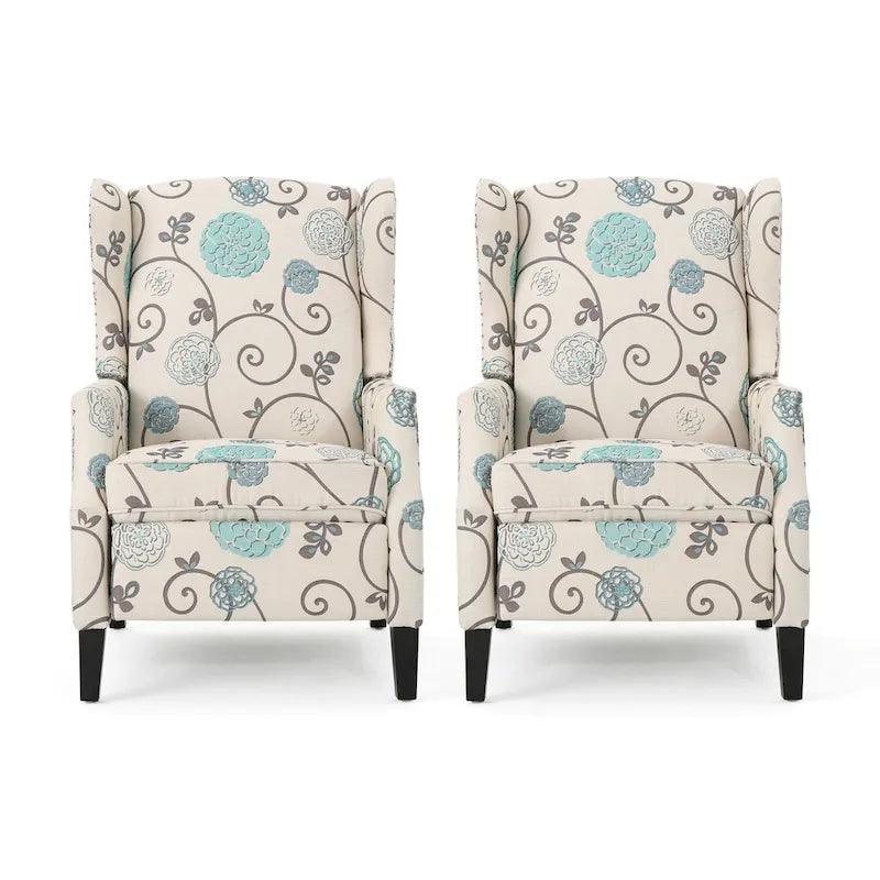 Fauteuils inclinables contemporains Wescott (ensemble de 2) par Christopher Knight Home