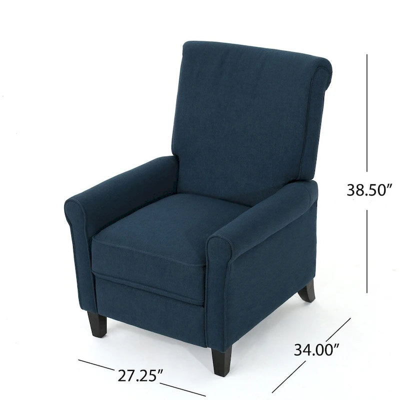 Fauteuil inclinable en tissu traditionnel Charell par Christopher Knight Home
