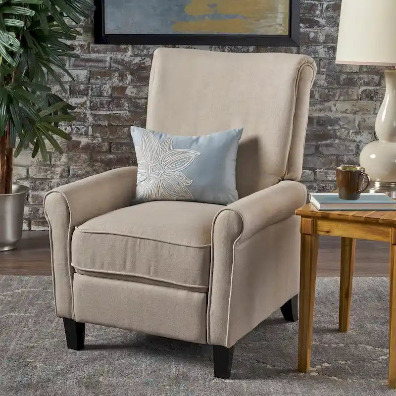Fauteuil inclinable en tissu traditionnel Charell par Christopher Knight Home