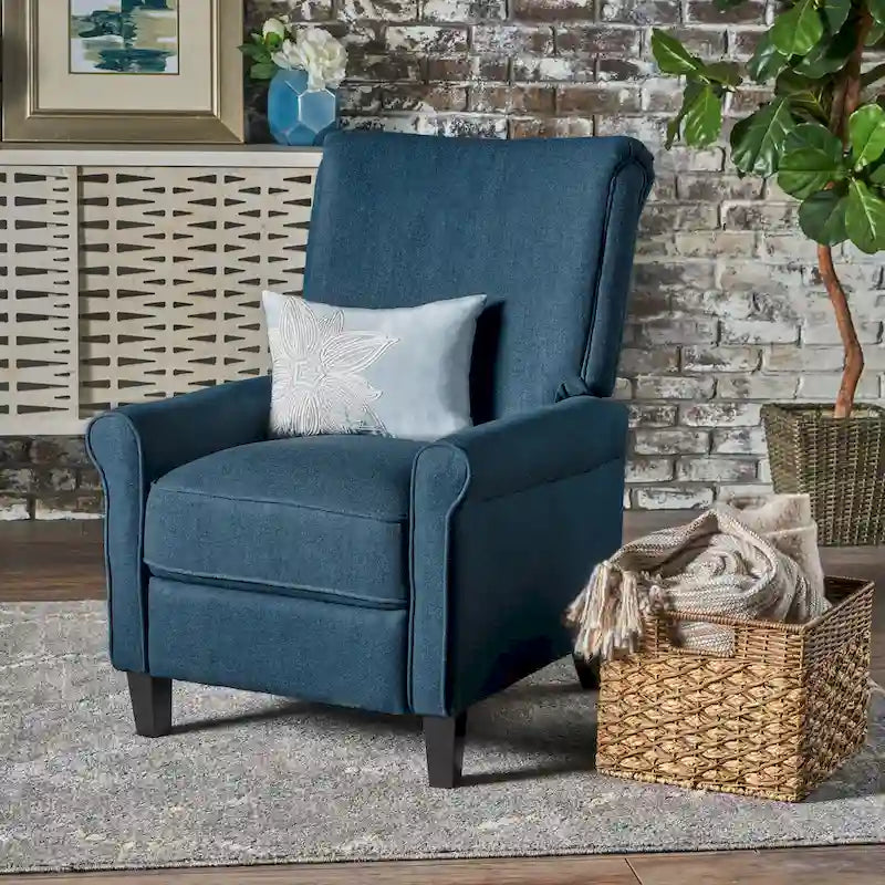 Fauteuil inclinable en tissu traditionnel Charell par Christopher Knight Home