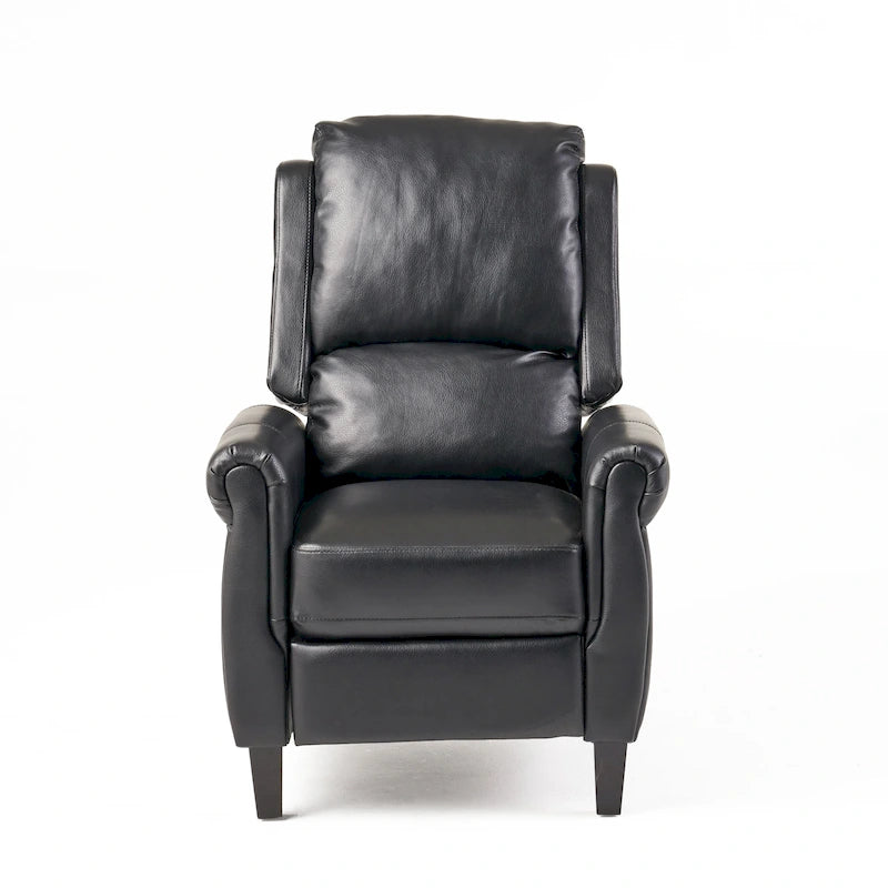 Fauteuil inclinable en cuir polyuréthane Haddan par Christopher Knight Home