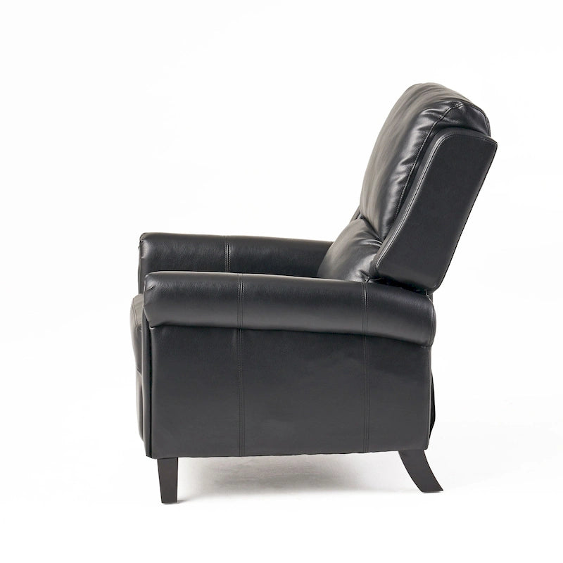 Fauteuil inclinable en cuir polyuréthane Haddan par Christopher Knight Home