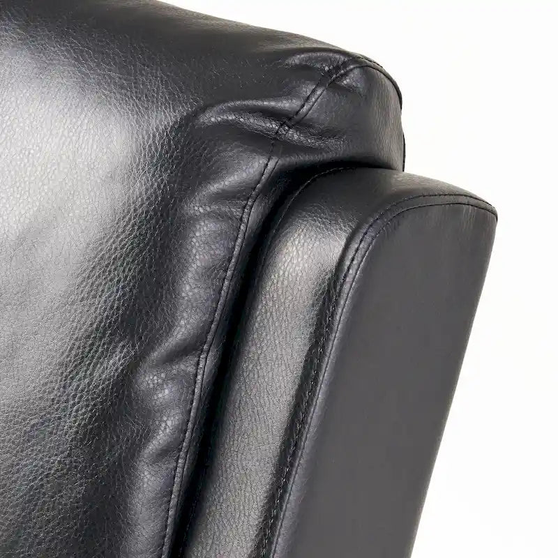 Fauteuil inclinable en cuir polyuréthane Haddan par Christopher Knight Home