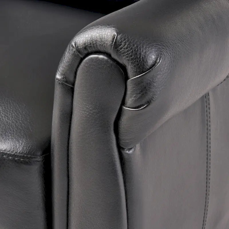 Fauteuil inclinable en cuir polyuréthane Haddan par Christopher Knight Home
