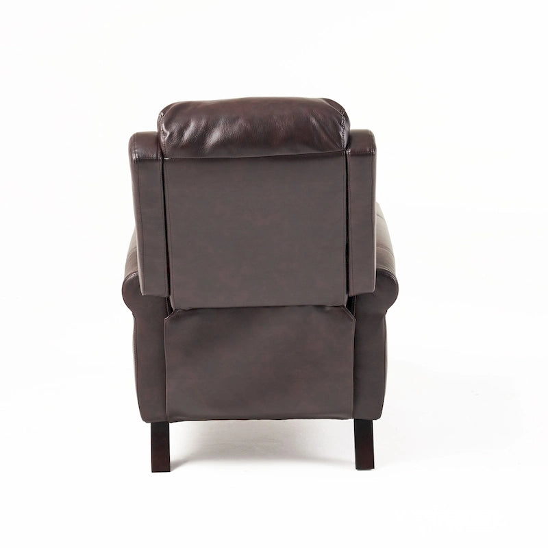Fauteuil inclinable en cuir polyuréthane Haddan par Christopher Knight Home