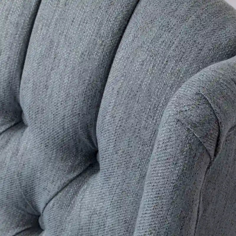 Fauteuil inclinable pivotant Mohaven contemporain à dossier capitonné avec oreilles par Christopher Knight Home
