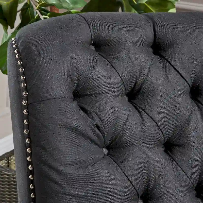 Fauteuil inclinable électrique en tissu capitonné Salomo par Christopher Knight Home