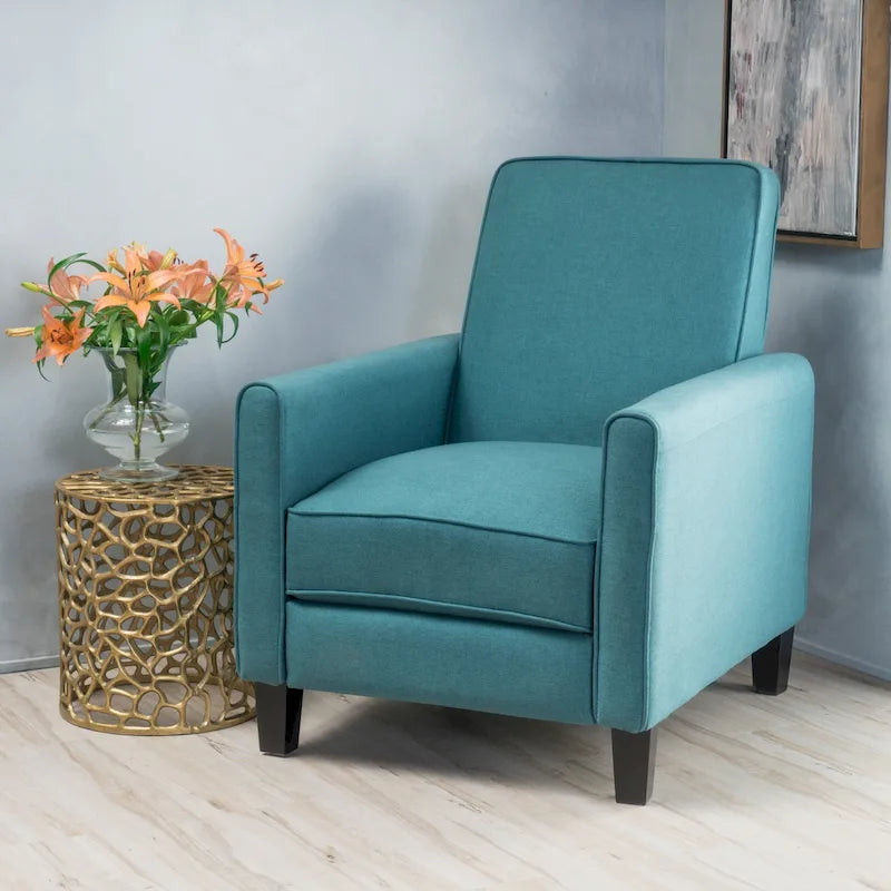 Fauteuil de club inclinable en tissu Darvis par Christopher Knight Home