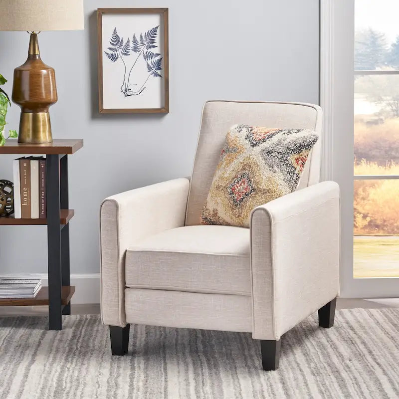 Fauteuil de club inclinable en tissu Darvis par Christopher Knight Home