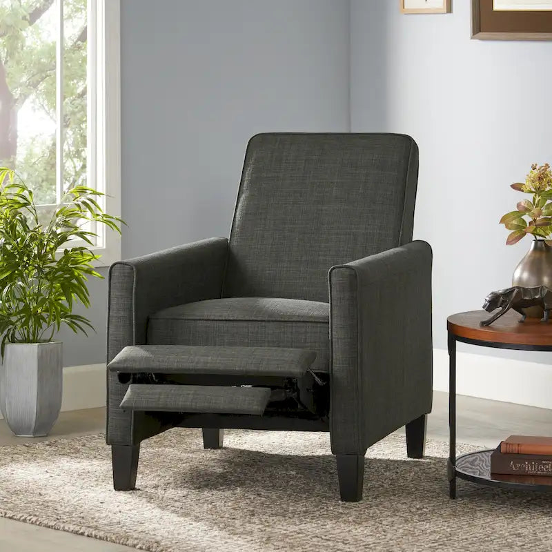 Fauteuil de club inclinable en tissu Darvis par Christopher Knight Home