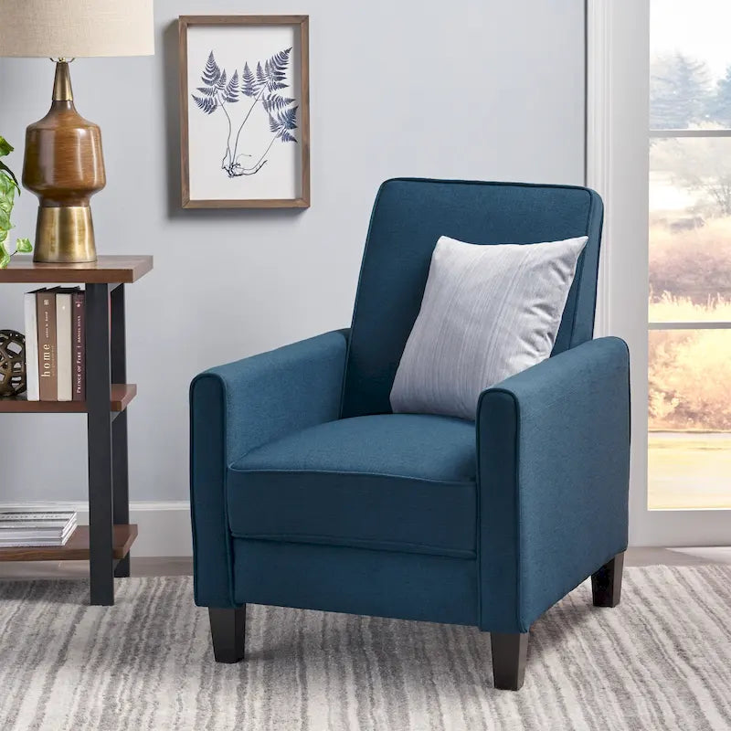 Fauteuil de club inclinable en tissu Darvis par Christopher Knight Home