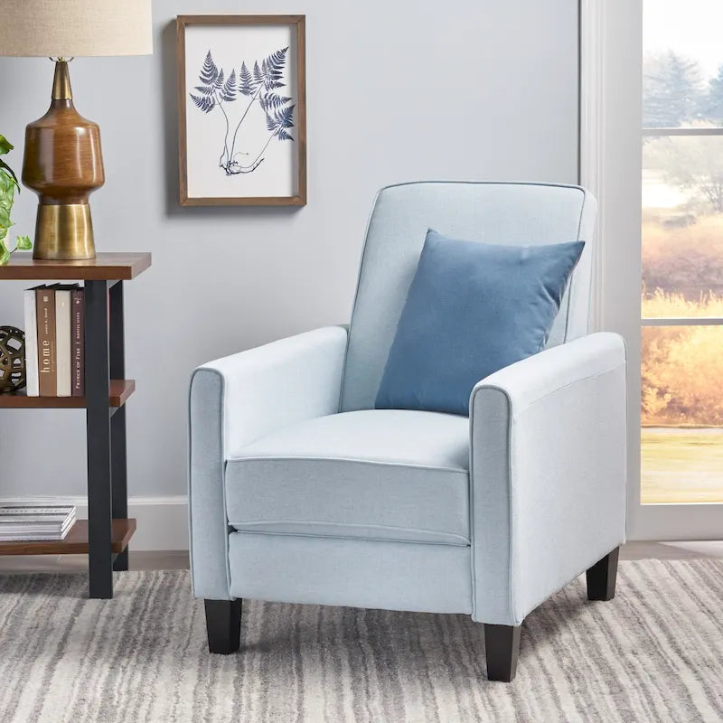 Fauteuil de club inclinable en tissu Darvis par Christopher Knight Home