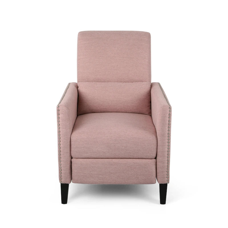 Fauteuil inclinable contemporain en tissu Alscot Push Back par Christopher Knight Home
