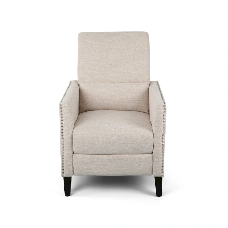 Fauteuil inclinable contemporain en tissu Alscot Push Back par Christopher Knight Home