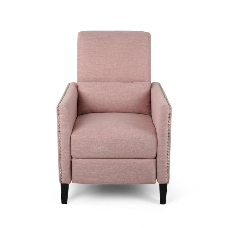 Fauteuil inclinable contemporain en tissu Alscot Push Back par Christopher Knight Home