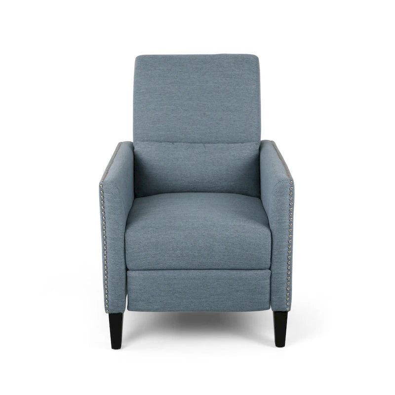 Fauteuil inclinable contemporain en tissu Alscot Push Back par Christopher Knight Home