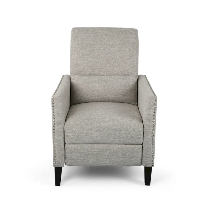 Fauteuil inclinable contemporain en tissu Alscot Push Back par Christopher Knight Home