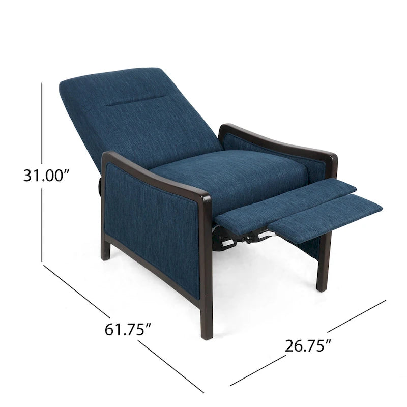 Fauteuil inclinable contemporain rembourré Veatch de Christopher Knight Home
