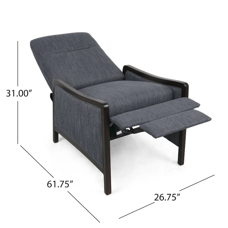 Fauteuil inclinable contemporain rembourré Veatch de Christopher Knight Home