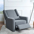Fauteuil inclinable motorisé de luxe Tanya avec fonction pivotante et basculante, fauteuil inclinable de salon rembourré avec support lombaire
