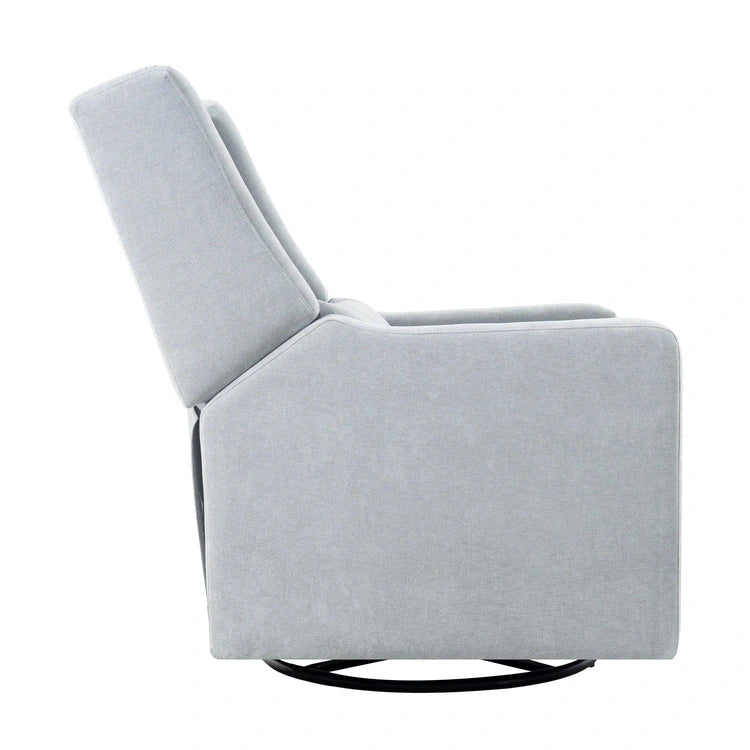 Fauteuil inclinable motorisé de luxe Tanya avec fonction pivotante et basculante, fauteuil inclinable de salon rembourré avec support lombaire