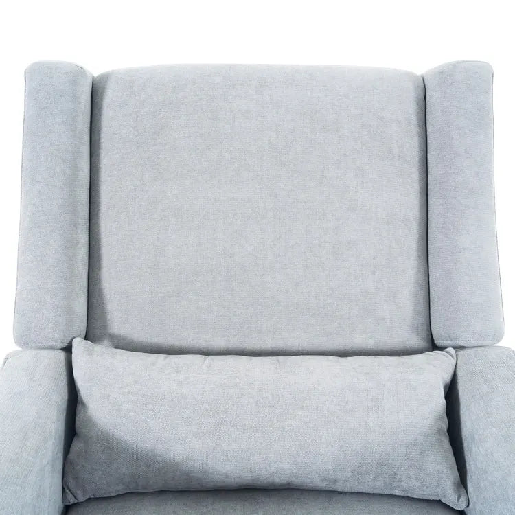 Fauteuil inclinable motorisé de luxe Tanya avec fonction pivotante et basculante, fauteuil inclinable de salon rembourré avec support lombaire