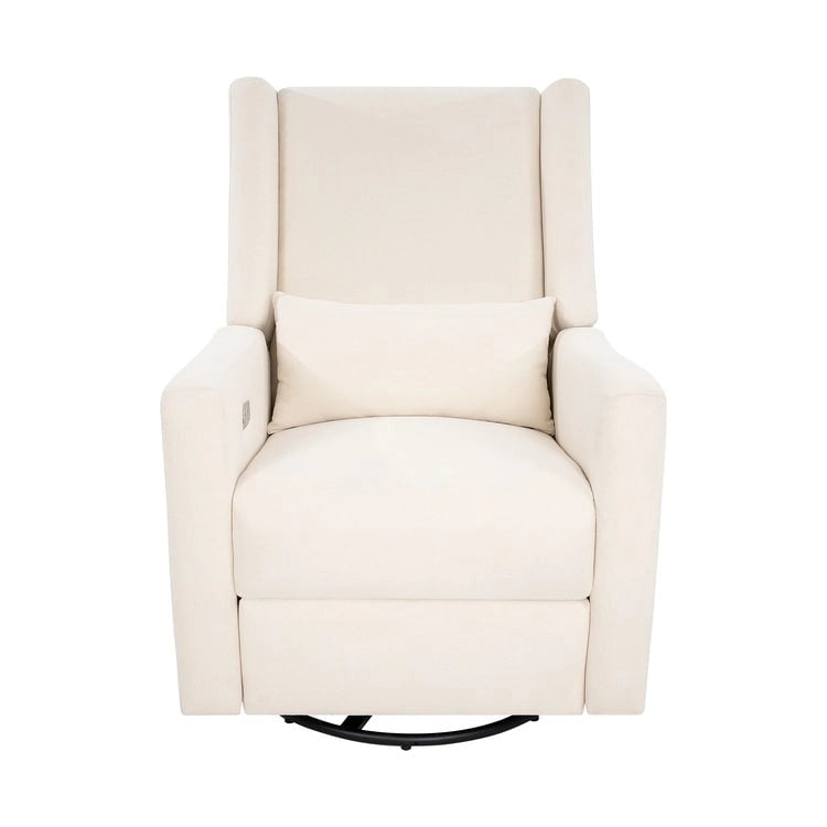 Fauteuil inclinable motorisé de luxe Tanya avec fonction pivotante et basculante, fauteuil inclinable de salon rembourré avec support lombaire