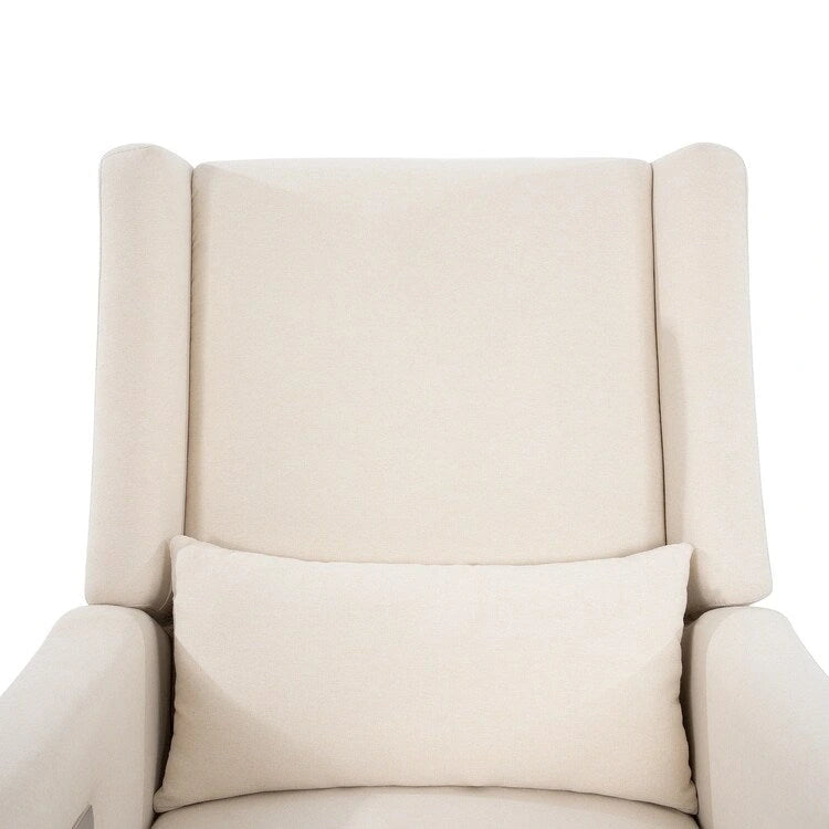 Fauteuil inclinable motorisé de luxe Tanya avec fonction pivotante et basculante, fauteuil inclinable de salon rembourré avec support lombaire