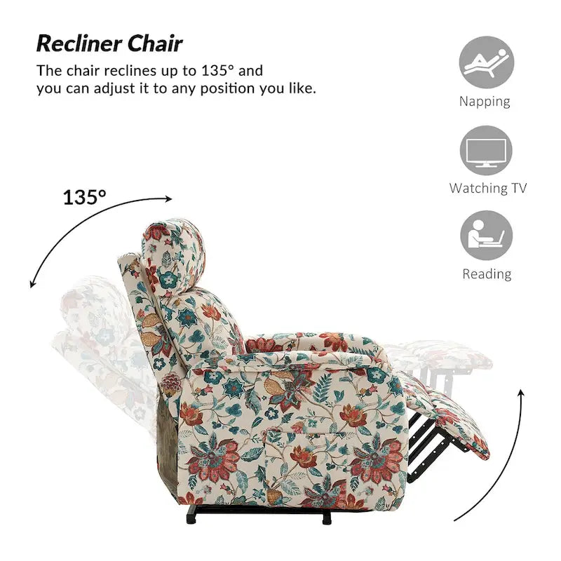 Fauteuil inclinable Elisa Power avec assistance à distance, ensemble de 2, avec base en métal