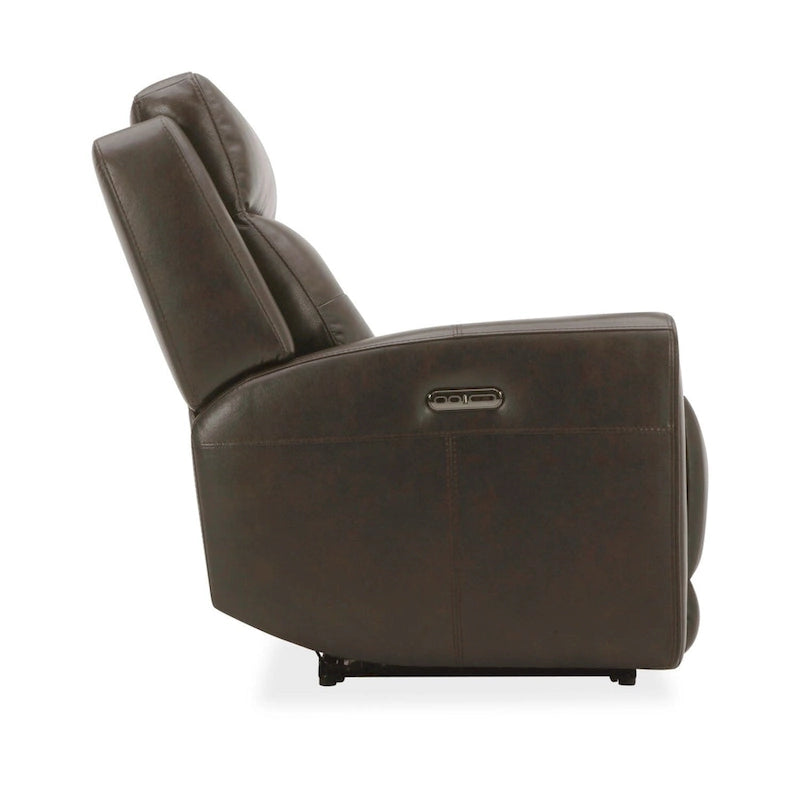 Fauteuil inclinable électrique en cuir Carrington