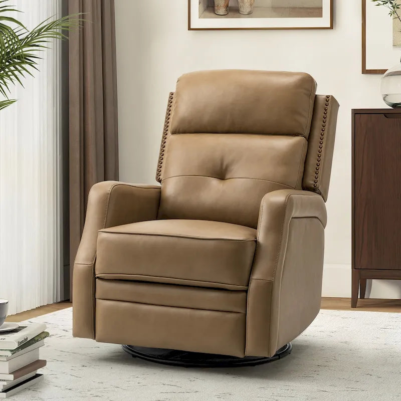 Fauteuil inclinable de salon Beatriz avec base en métal