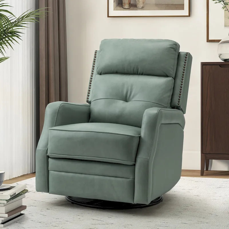 Fauteuil inclinable de salon Beatriz avec base en métal