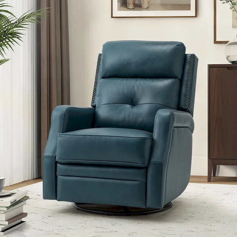 Fauteuil inclinable de salon Beatriz avec base en métal