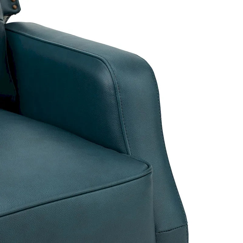 Fauteuil inclinable de salon Beatriz avec base en métal