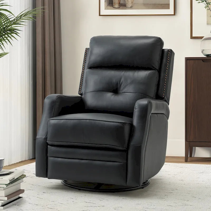 Fauteuil inclinable de salon Beatriz avec base en métal