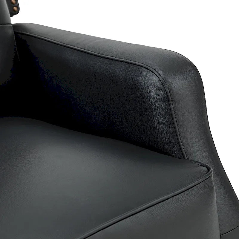 Fauteuil inclinable de salon Beatriz avec base en métal