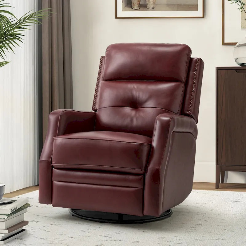 Fauteuil inclinable de salon Beatriz avec base en métal