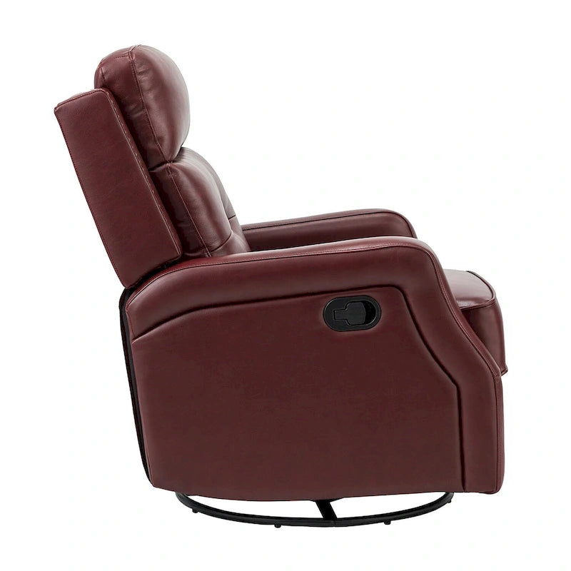 Fauteuil inclinable de salon Beatriz avec base en métal