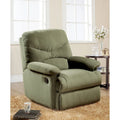 Fauteuil inclinable Ryane avec accoudoirs rembourrés et dossier capitonné