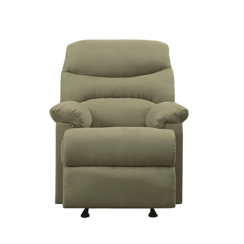 Fauteuil inclinable Ryane avec accoudoirs rembourrés et dossier capitonné