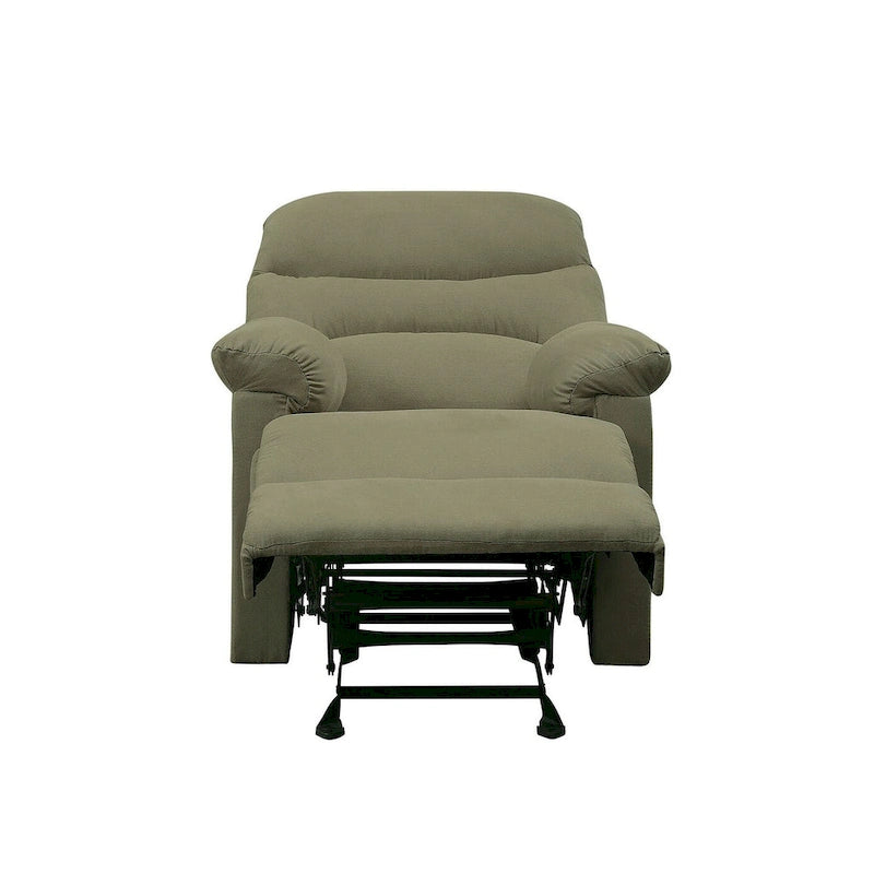 Fauteuil inclinable Ryane avec accoudoirs rembourrés et dossier capitonné