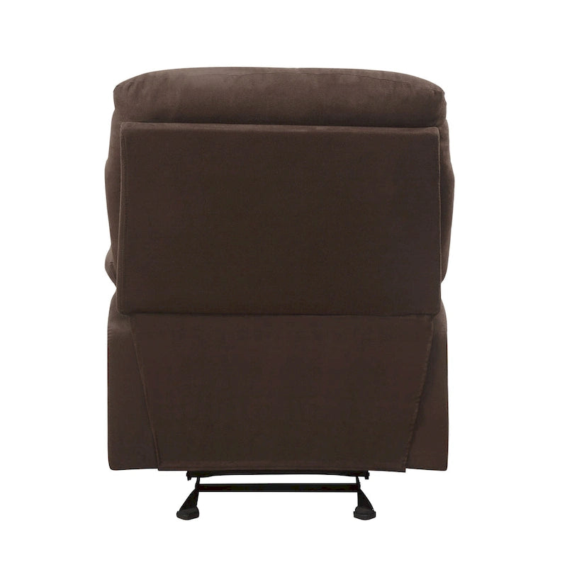 Fauteuil inclinable Ryane avec accoudoirs rembourrés et dossier capitonné
