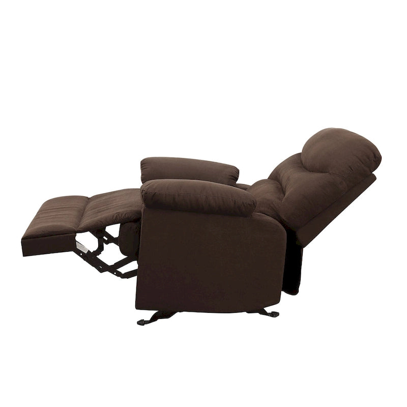 Fauteuil inclinable Ryane avec accoudoirs rembourrés et dossier capitonné