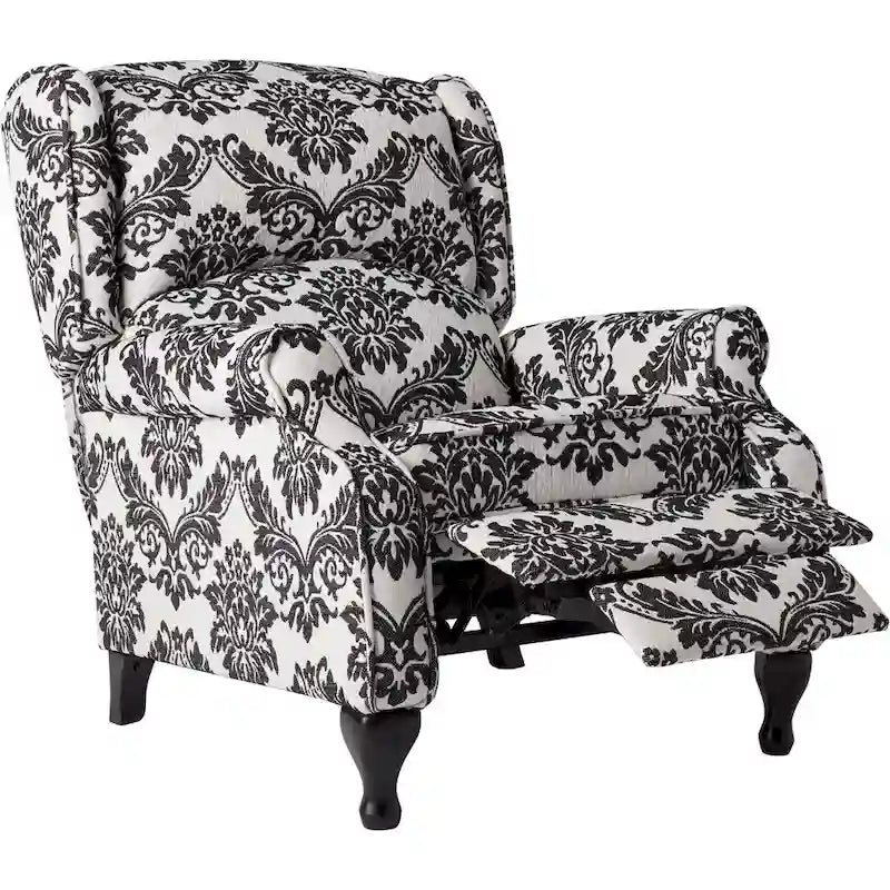 Fauteuil inclinable à oreilles rembourré Simple Living