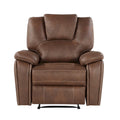 Fauteuil inclinable manuel en similicuir Kameryn de Steve Silver