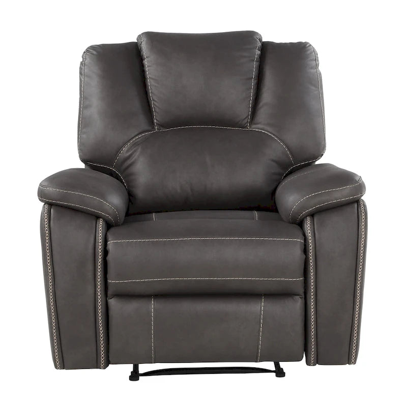 Fauteuil inclinable manuel en similicuir Kameryn de Steve Silver