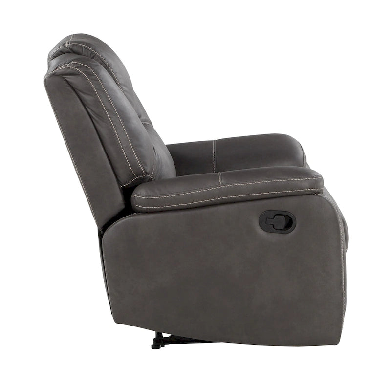 Fauteuil inclinable manuel en similicuir Kameryn de Steve Silver